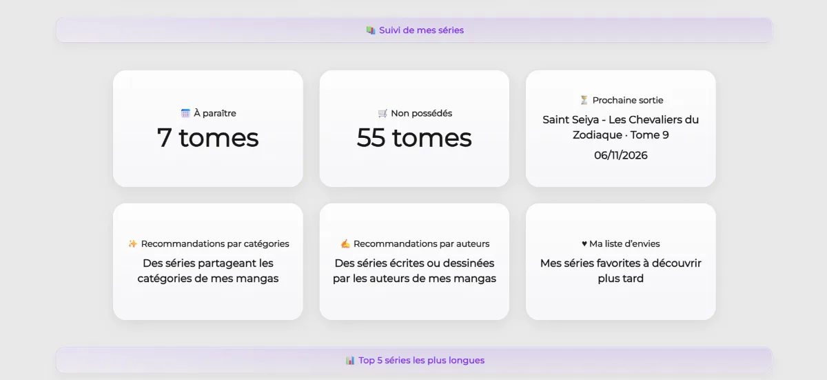 Plateforme de gestion de collections — aperçu 2